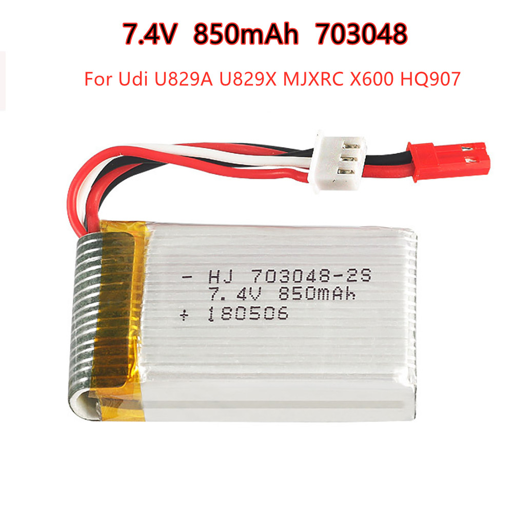 Rc Hobby Hub - 1-5 unidades 2s 7,4V 850mAh 703048