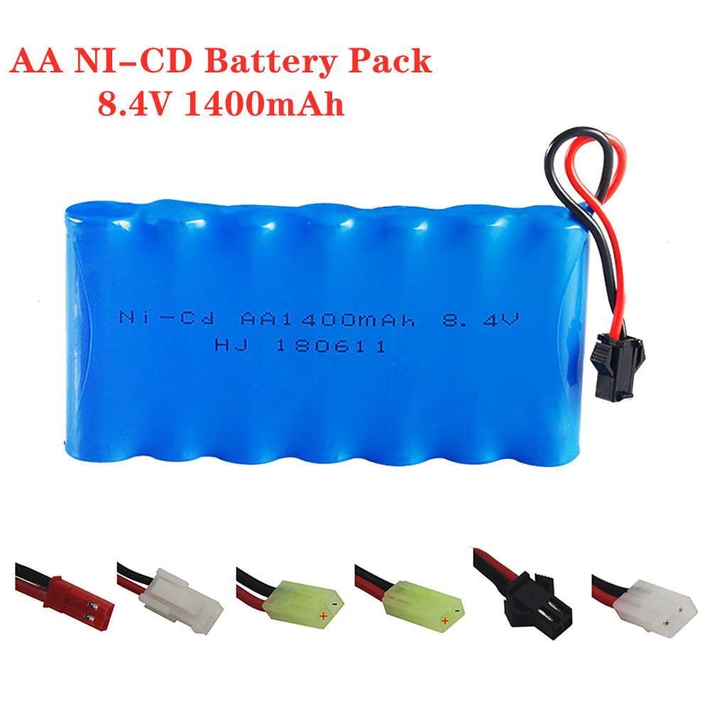 Rc Hobby Hub - 8.4v 1400mah ni-cd bateria recarregável para