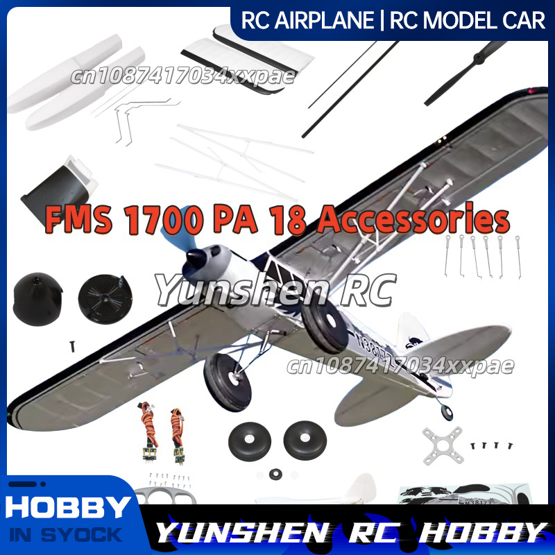 Rc Hobbies - Adesivos decorativos para avião FMS RC,