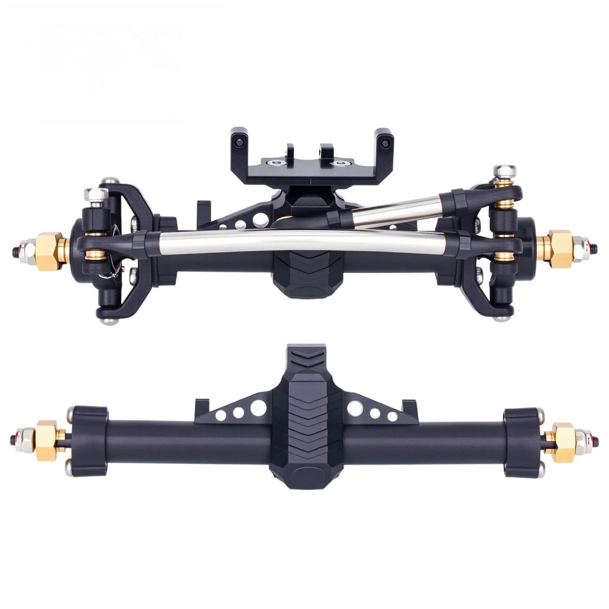 Rc Hobby Crawler - Conjunto de Eixos Dianteiro e Traseiro