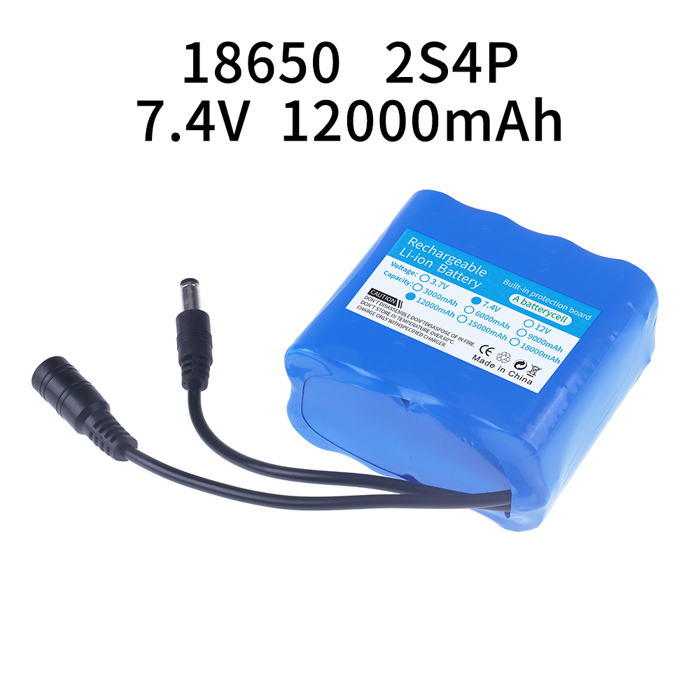 Bateria de lítio 2s4p 18650 7. - Rc Hobby Hub avaliação e preço