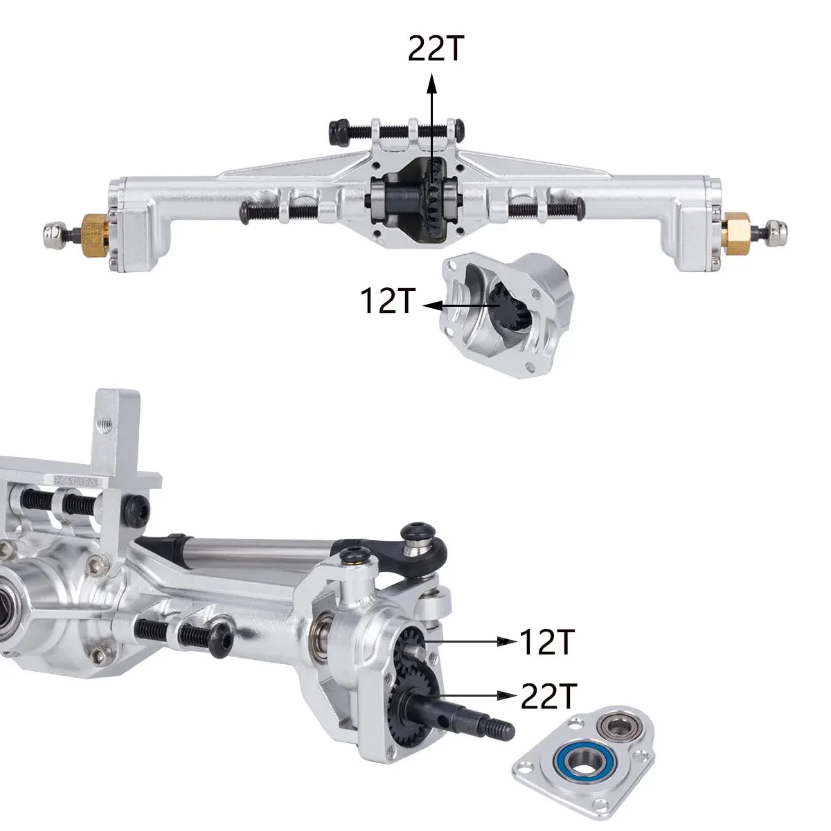 Eixos de portal cnc de alumíni - Rc Hobby Crawler avaliação e preço