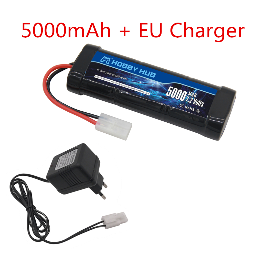 Pacote de bateria ni-mh 7.2v 5 - Rc Hobby Hub avaliação e preço