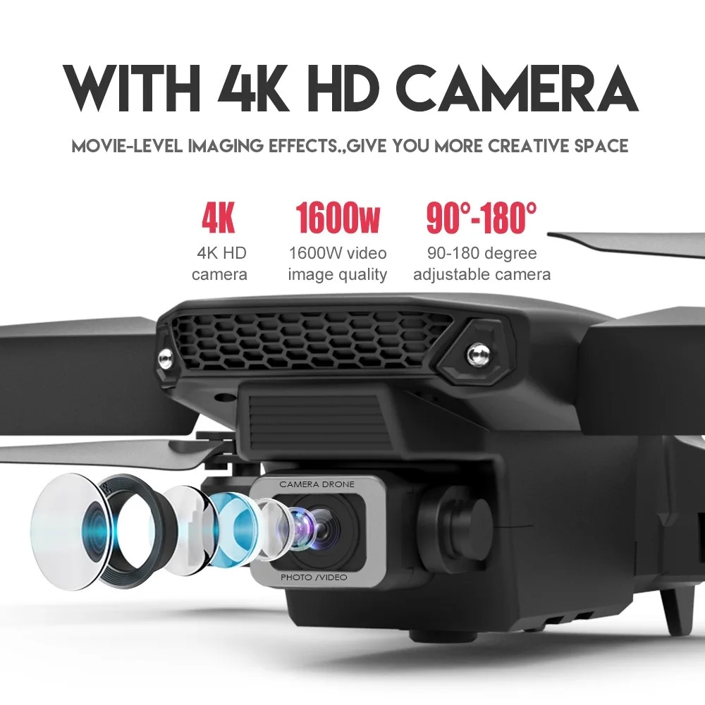 Novo e88pro rc drone 4k profes - Rc Hobby Wholesale avaliação e preço