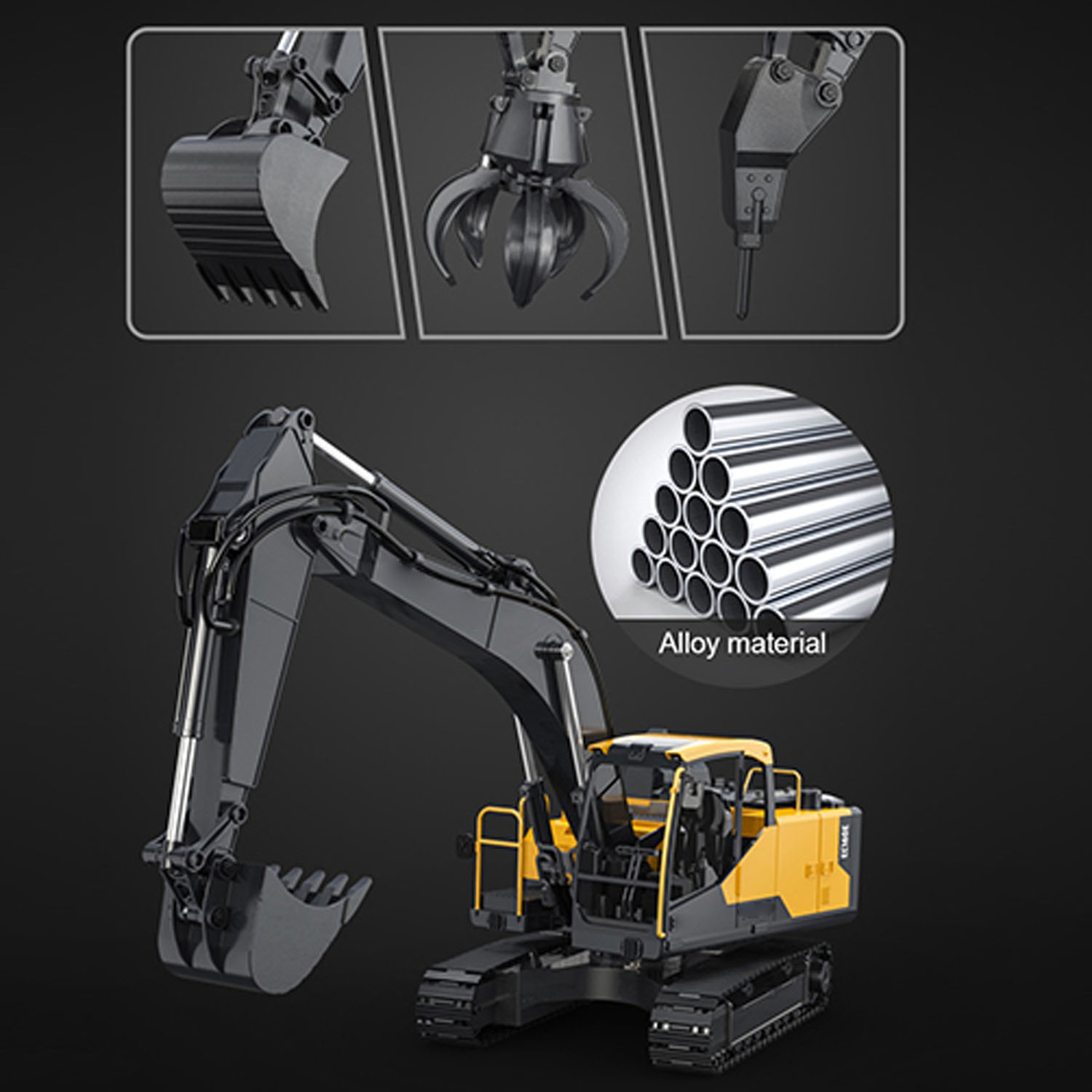 1/16 DoubleE E598 003 Escavade - Rc Excavator Hydraulic avaliação e preço