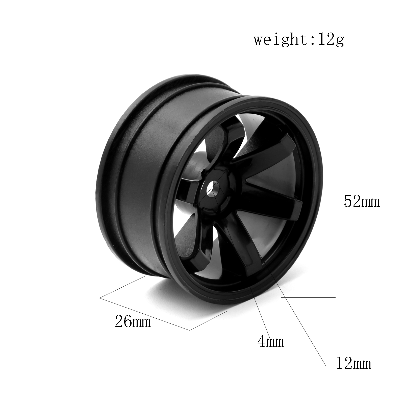4 pçs cubo de roda de plástico - Rc Hobbies avaliação e preço