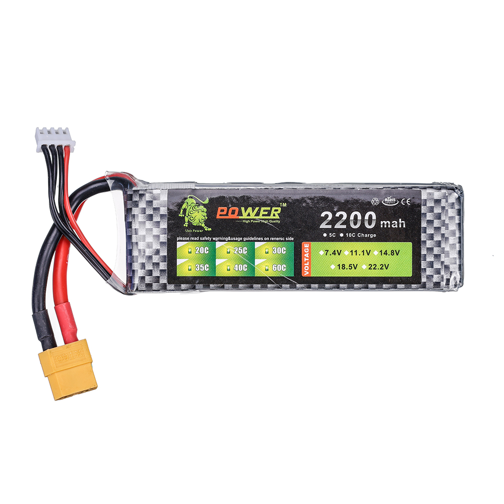 Bateria Lipo 3S 11.1V 2200mAh  - Rc Hobby Hub avaliação e preço