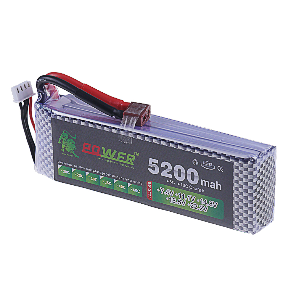 Bateria lipo 3s 11.1v 5200mah  - Rc Hobby Hub avaliação e preço